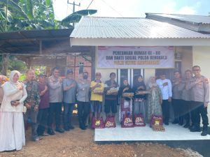 Resmikan Bedah Rumah ke-79 dan ke-80, Polda Bengkulu Wujudkan Kepedulian Nyata bagi Masyarakat